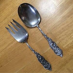 Sterling Serving Fork and Spoon